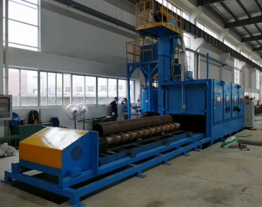 韶关喷砂机在管道除锈中的现场施工应用